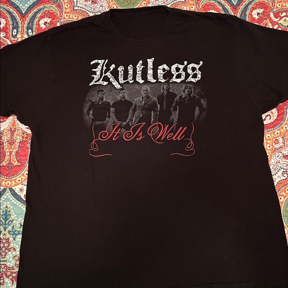 Kutless Black Graphic T-Shirt, great condition